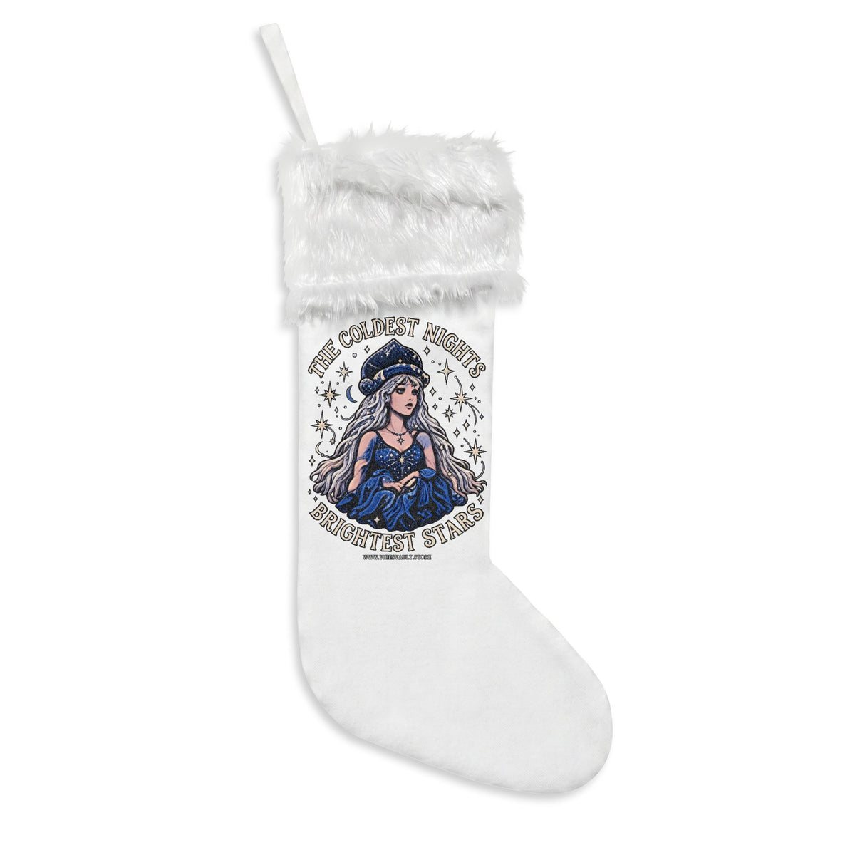 HOLIDAY Coldest Nights Brightest Stars Christmas Stockings (Flannel)
