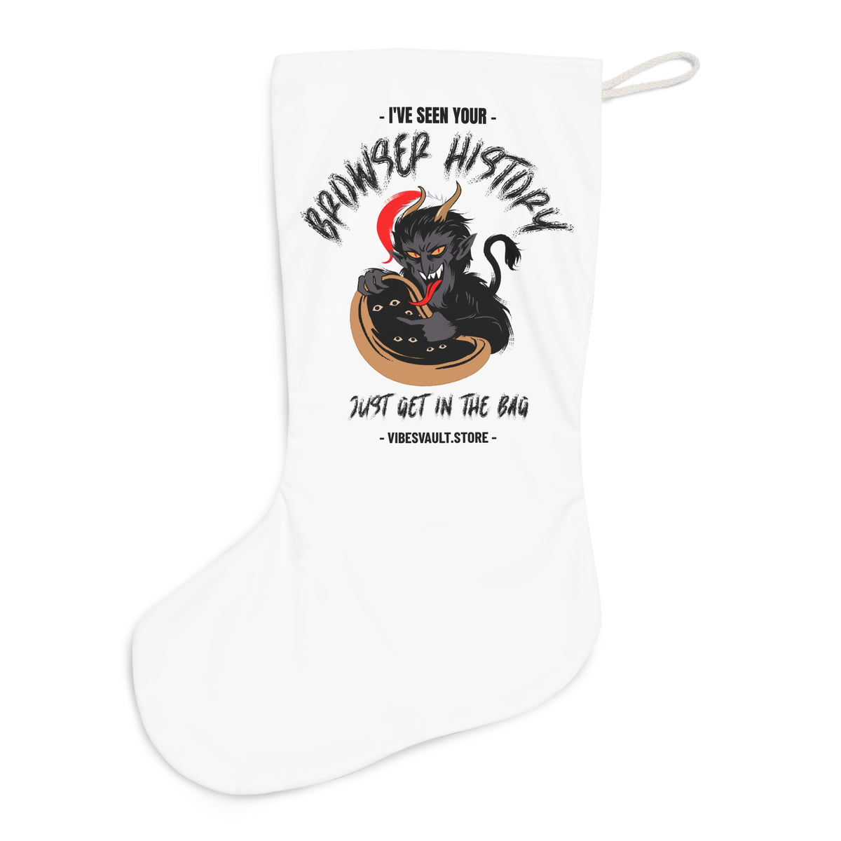 HOLIDAY Krampus Basket Santa Stocking