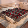 HOLIDAY Rock On Xmas Velveteen Plush Blanket