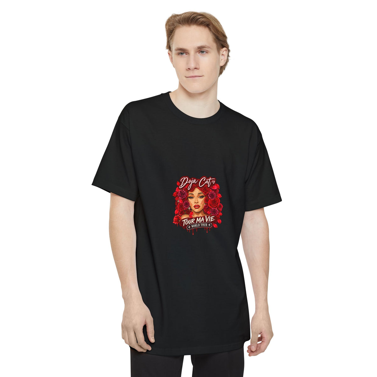 Rose Mosaic Portrait Hanes Tall Beefy-T Shirt