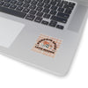 Skeleton Pumpkin Spice Latte Stickers Orange