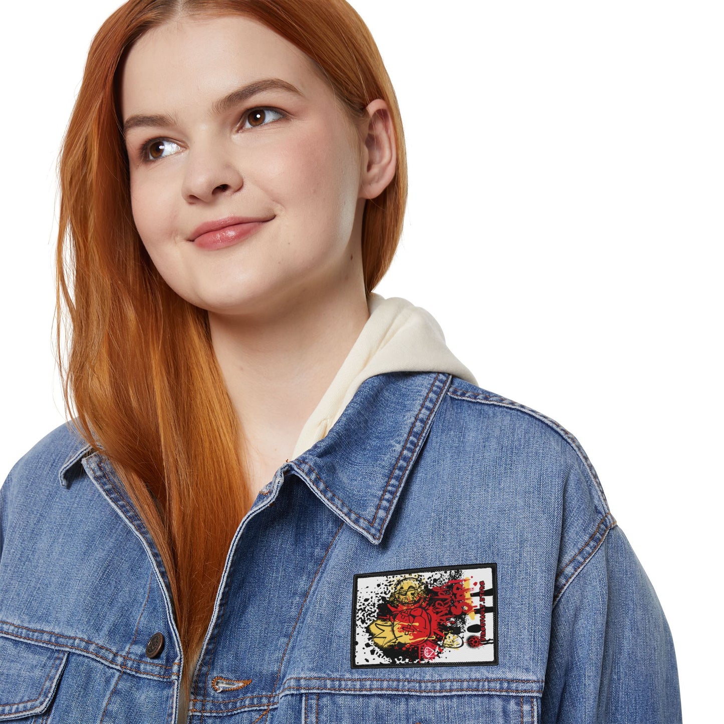 King Teddy Bear Iron-On Patch