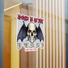 Gothic Skull Bat Kiss-Cut Vinyl Decal - Wings Fly Pussy — Halloween 2026