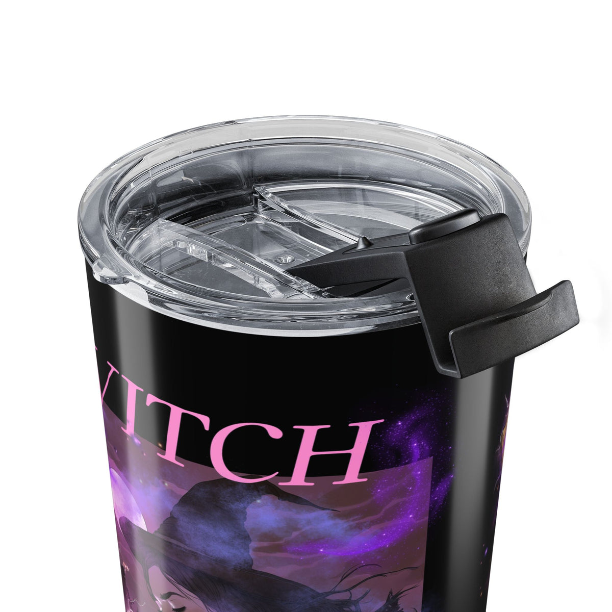 20oz Purple Witch Pink Magic Tumbler — Insulated Travel Cup— Halloween 2026