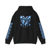 Pink Heart Chrome Eye Gildan Heavy Blend Hoodie