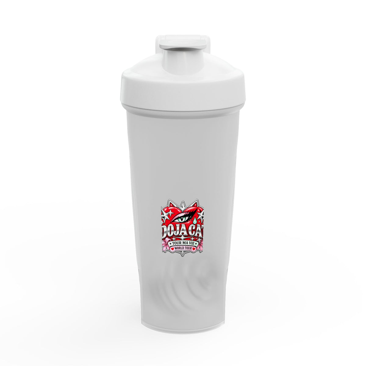 Red Heart Chrome Eye Protein Shaker