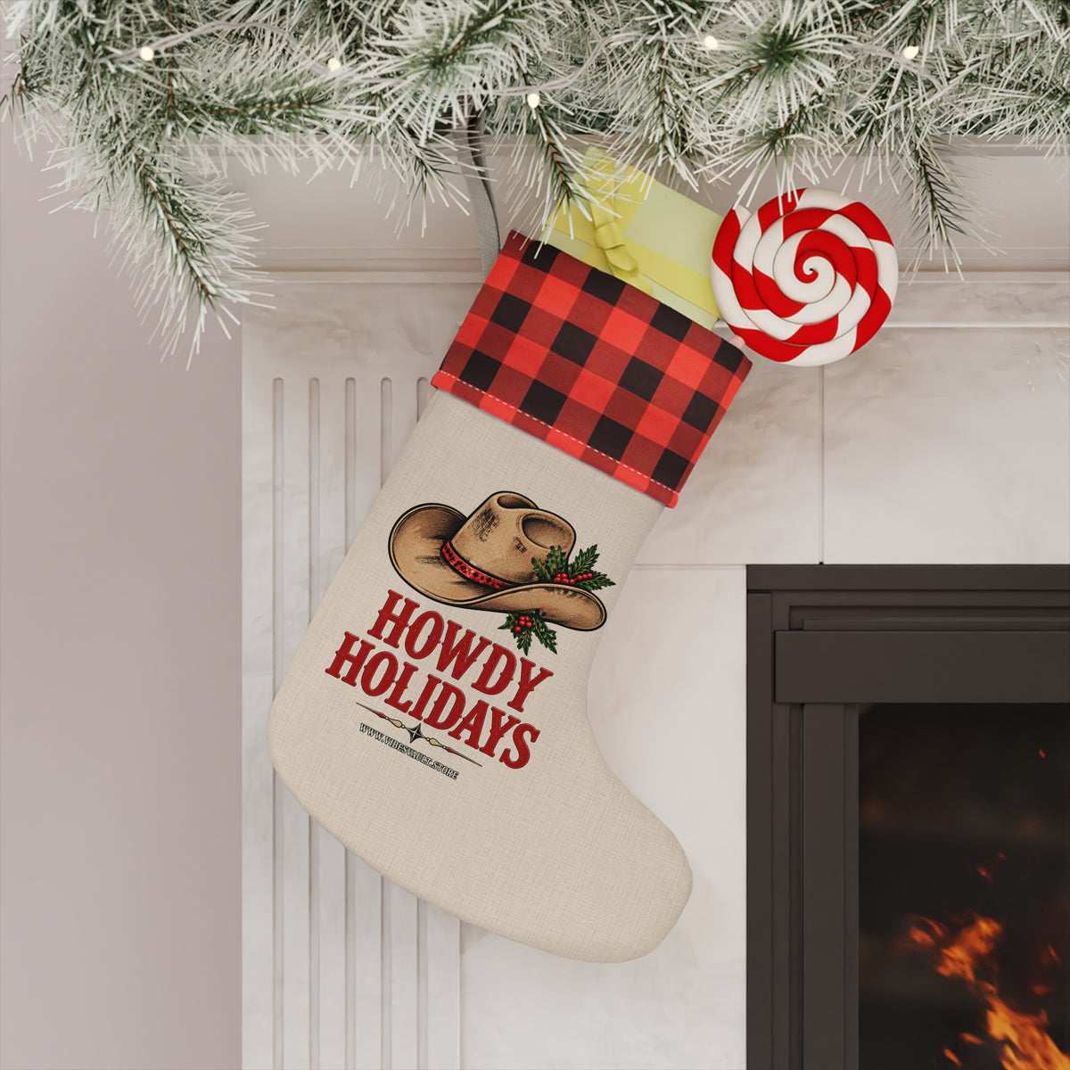 HOLIDAY Howdy Holidays Christmas Stocking