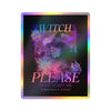 Witch Please Vinyl Sticker — 'Don't Tempt Me' Gothic Witchy Kiss-Cut Decal— Halloween 2026