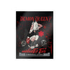 Demon Queen Kiss-Cut Vinyl Decal — Gothic Punk Sticker ("Unhinged Evil")— Halloween 2026