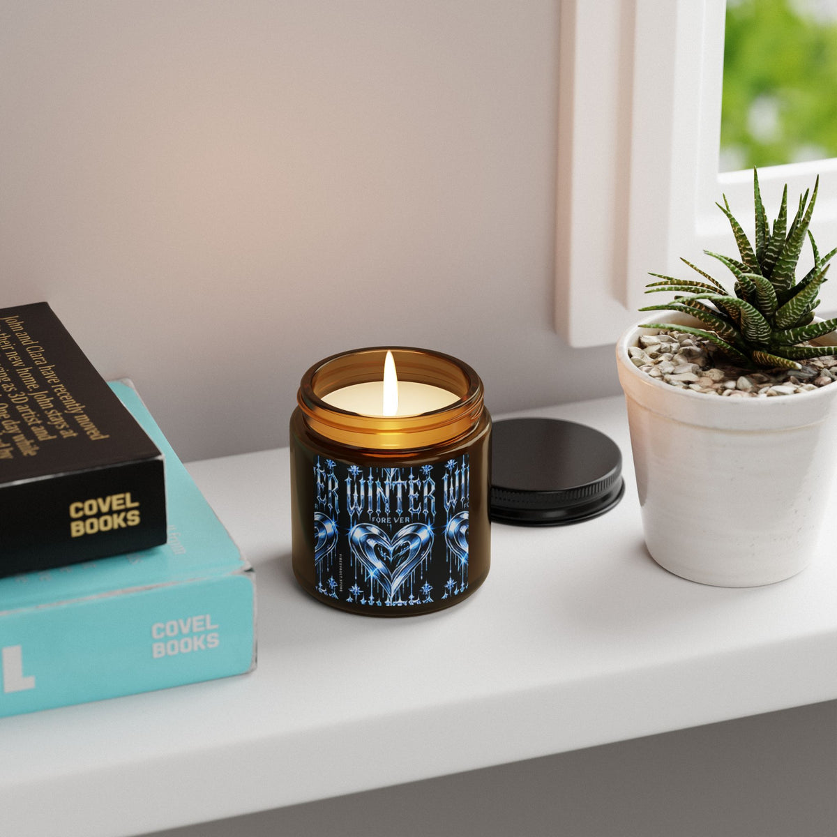 Winter Forever Amber Jar Soy Candle