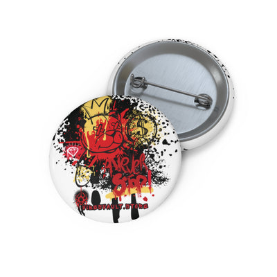 Royal Teddy Bear Pin Button