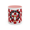Coffee Mug — Red Rocket Corp Retro Rocket Logo Accent Mug (11/15oz)