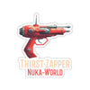 Thirst Zapper Fallout Nuka-World Die-Cut Sticker — Retro Raygun Vinyl Sticker for Laptops & Gaming Gear