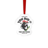 Skaeboard Krampus Custom Cut Acrylic Ornament