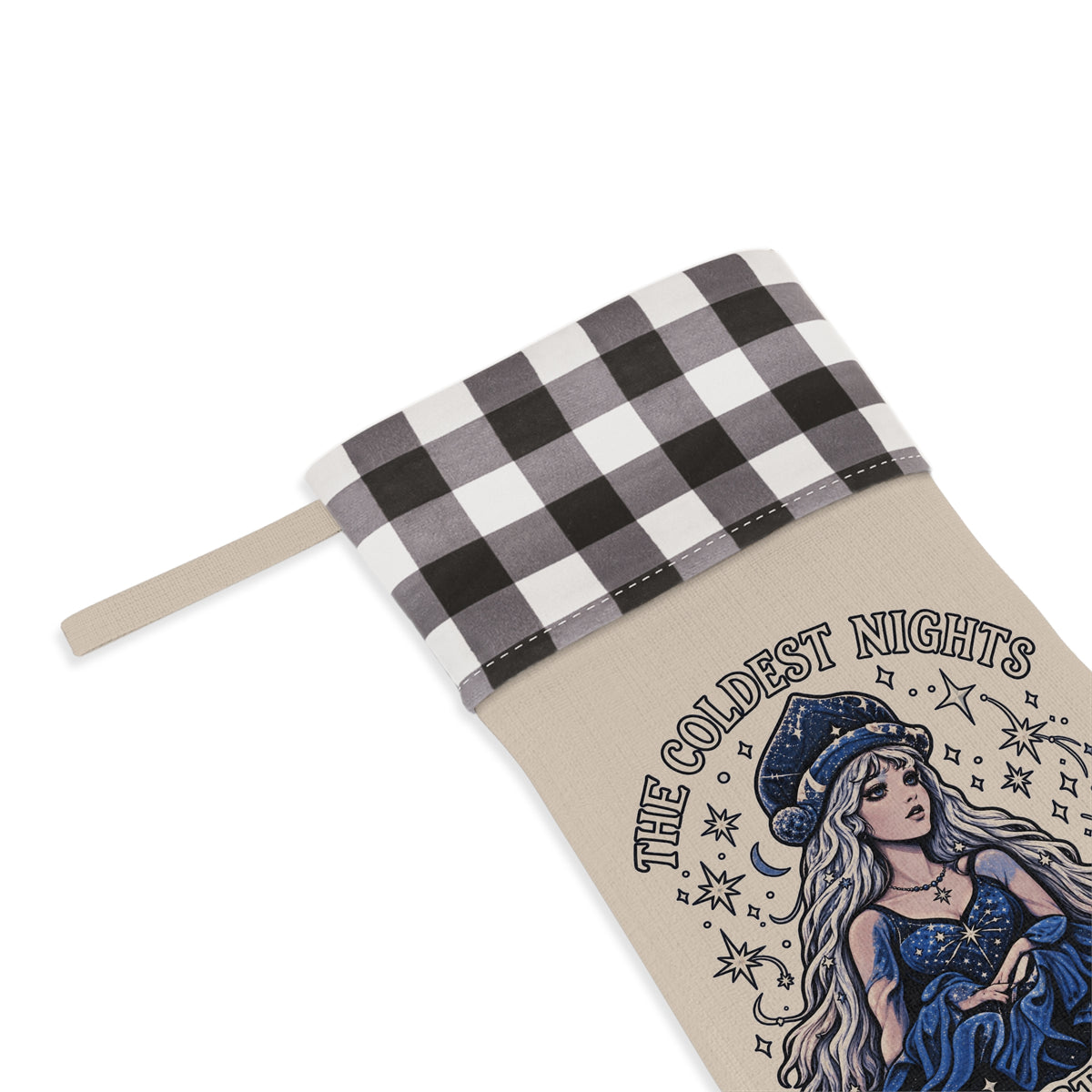 HOLIDAY Coldest Nights Brightest Stars Christmas Stocking