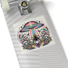 Rainbow UFO Sticker