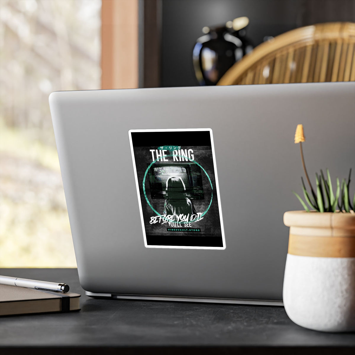 The Ring Horror Movie Kiss-Cut Vinyl Decal — “Before You Die You’ll See”— Halloween 2026