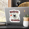 Monster Arachnid Kiss-Cut Vinyl Sticker — Gothic Spider Decal — Halloween 2026