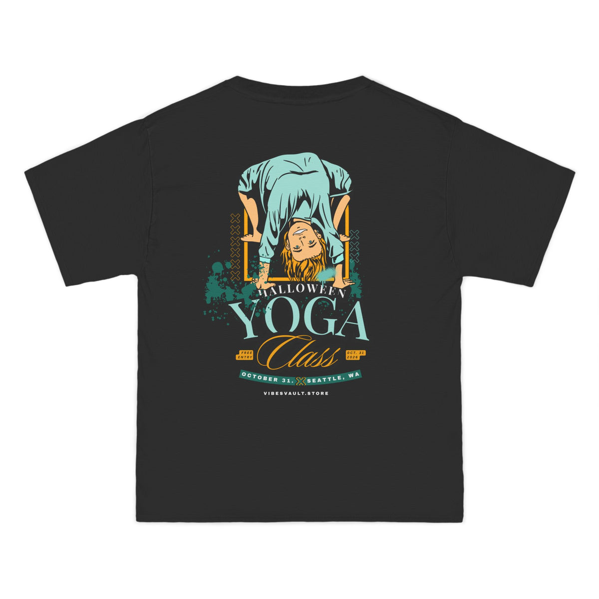 Halloween Yoga Class- T-shirt Top - Graphic Tee - Fall 2026