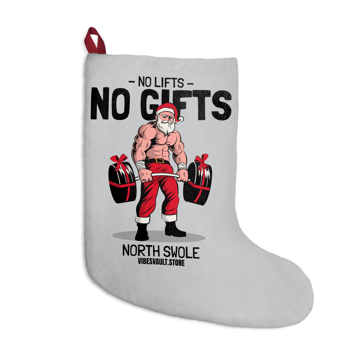 HOLIDAY Santa Lifting Gifts Christmas Stockings