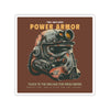 Power Armor Die-Cut Sticker Enclave Fallout — Retro Post-Apocalyptic Helmet Design