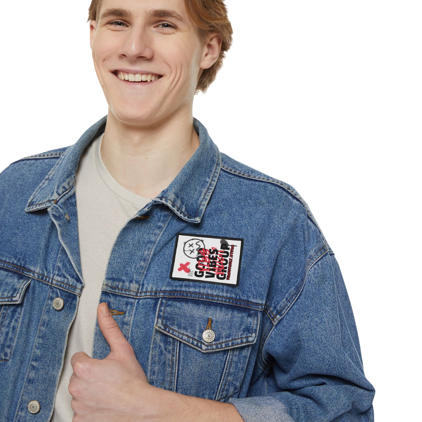 Good Vibes Group Vibes Vault Logo Iron-On Patch