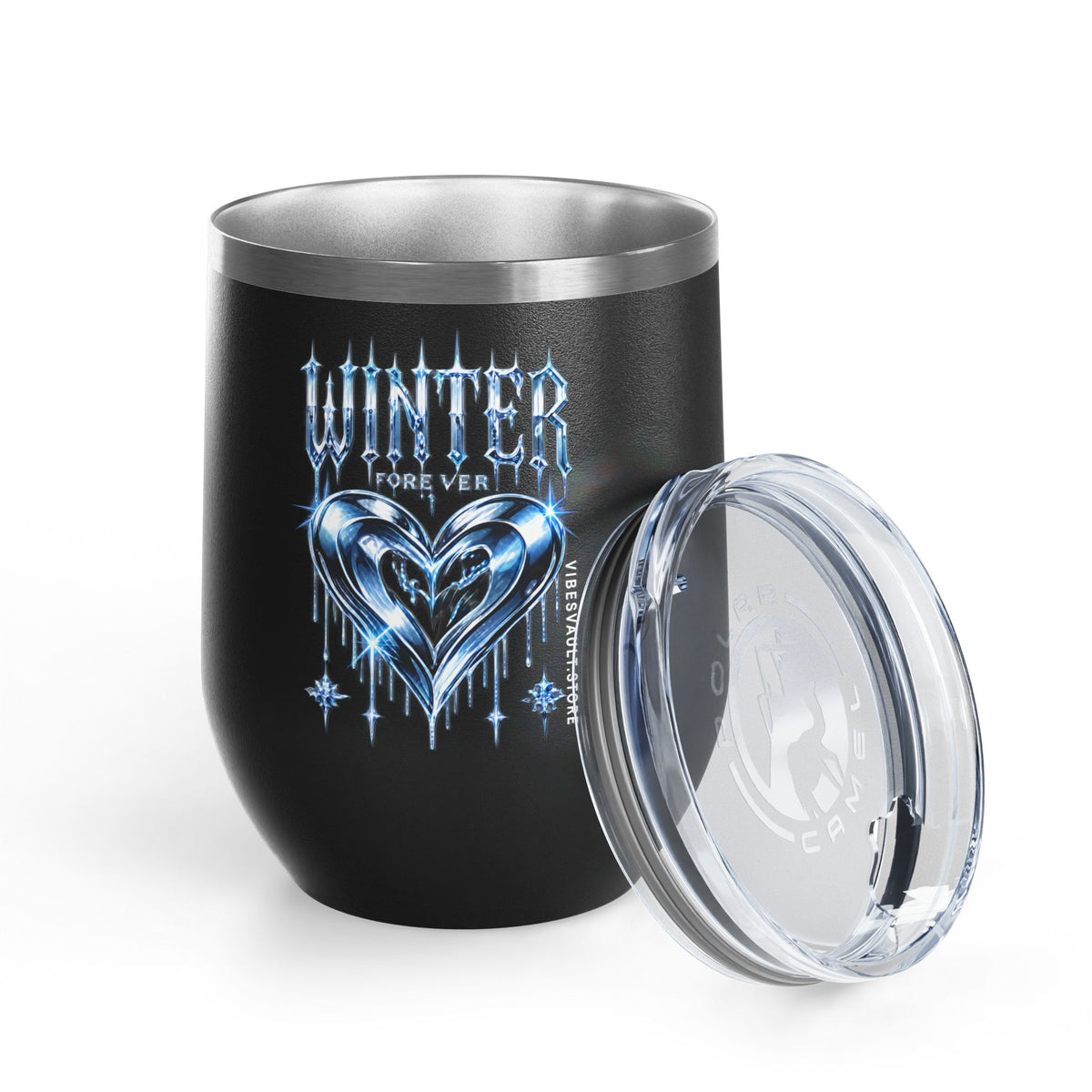Winter Forever Wine Tumbler 12oz