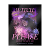 Witch Please Vinyl Sticker — 'Don't Tempt Me' Gothic Witchy Kiss-Cut Decal— Halloween 2026