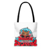 Brown Cat Umbrella All-Over Print Tote Bag