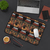 Retro 'CX404 DOGMEAT' Dog Desk Mat — Vintage Aviator Pet Art Mousepad