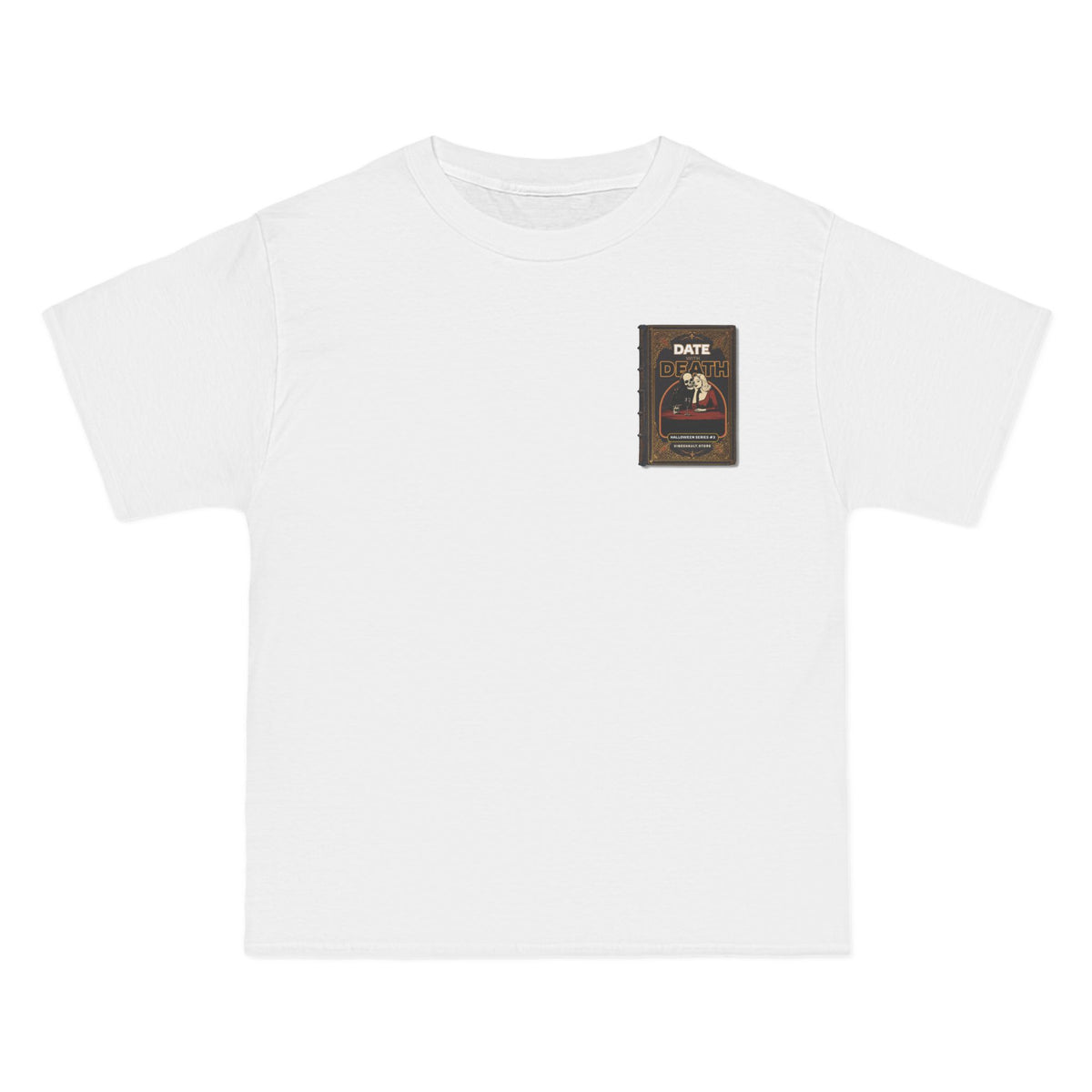 Date With Death Book Shirt - T-shirt Top - Retro Graphic Tee - Fall Halloween 2026