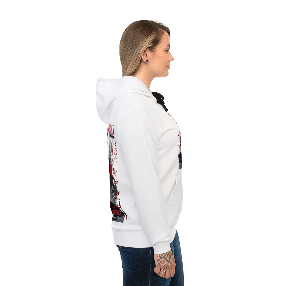 Demon Queen Athletic Hoodie – Anime Graphic Streetwear