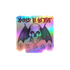 Gothic Skull Bat Kiss-Cut Vinyl Decal - Wings Fly Pussy — Halloween 2026