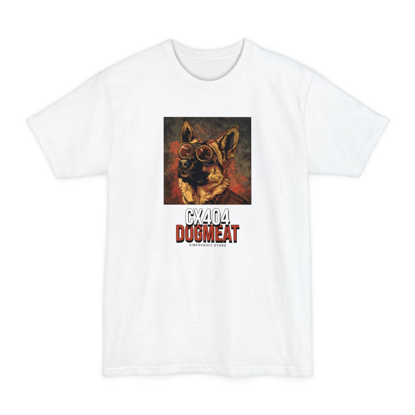 Dogmeat Portrait T-Shirt — CX404 Retro Vault Dog Design