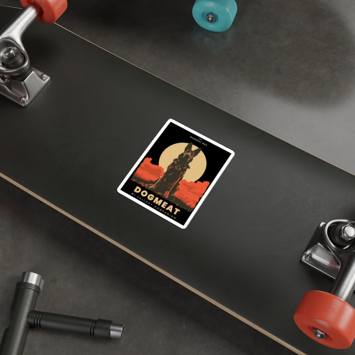 Dogmeat Die-Cut Sticker — 'The Goodest Boy' Fallout Companion Gaming Decal