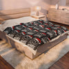 Merry Chaos Christmas Velveteen Plush Blanket
