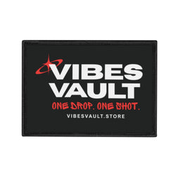 Vibes Vault Logo Iron-On Patch with Starburst