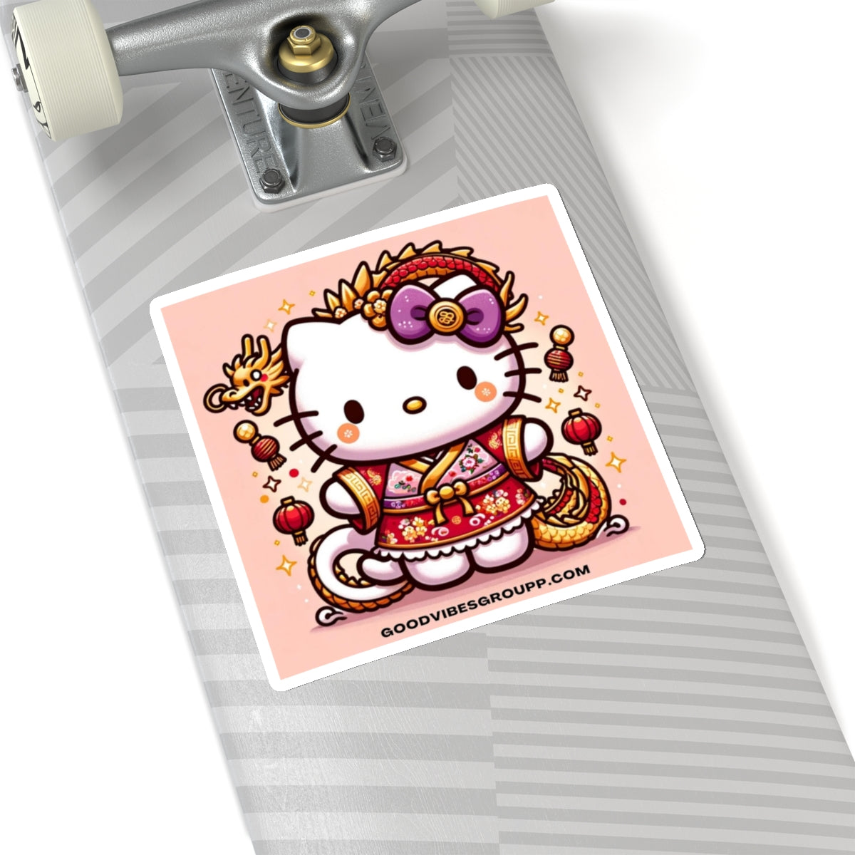 Sticker Cute Cat Luna New Year