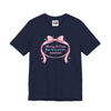 Having A Crisis But At Least It’s Aesthetic T-Shirt | Coquette Ribbon Humor, Pastel Lace Aesthetic