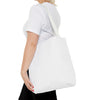Pink Heart Chrome Eye All-Over Print Tote Bag