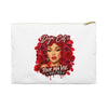 Rose Mosaic Portrait Accessory Pouch
