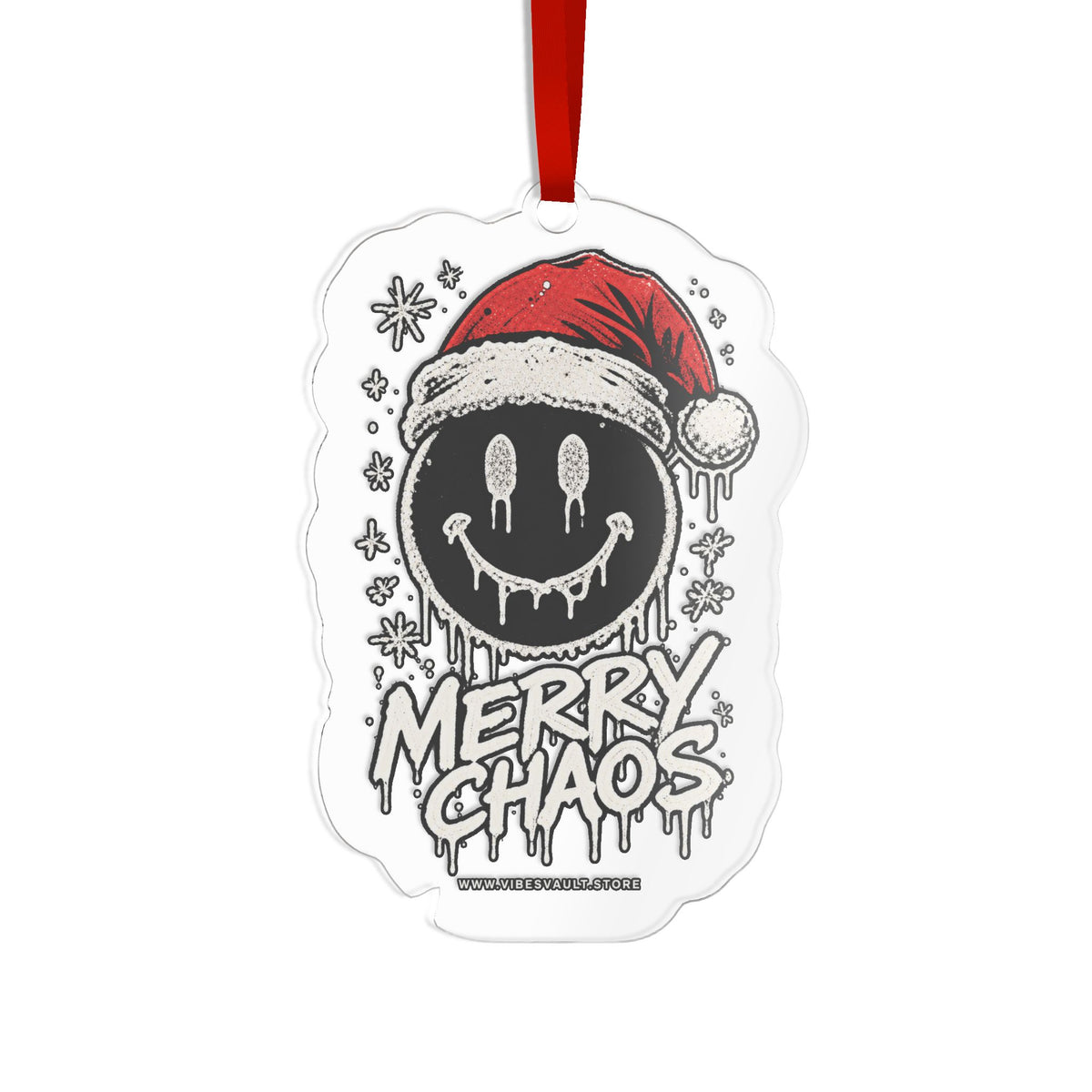 Merry Chaos Custom Cut Acrylic Ornament