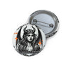 Demon Queen Pin - Black and Orange Button Badge - Fall Halloween 2026