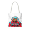Brown Cat Umbrella All-Over Print Tote Bag