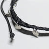 Adjustable Black Braided Bracelet