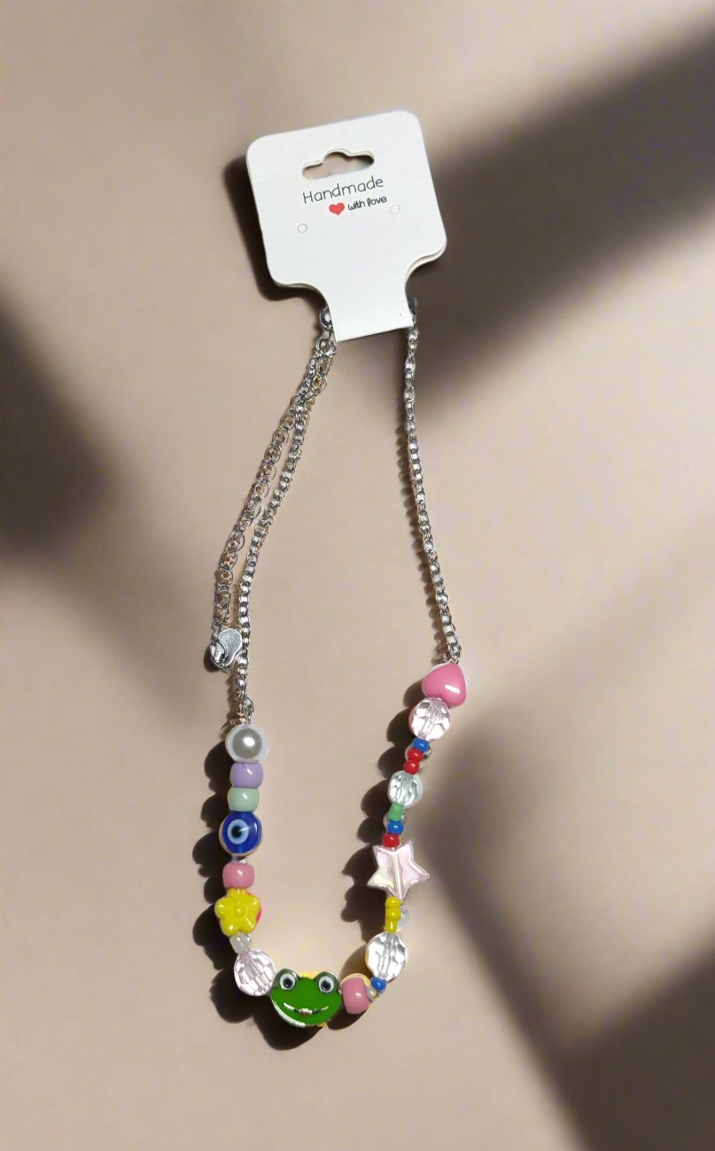 Y2K Frog Necklace Adjustable