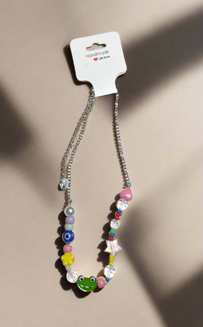 Y2K Frog Necklace Adjustable