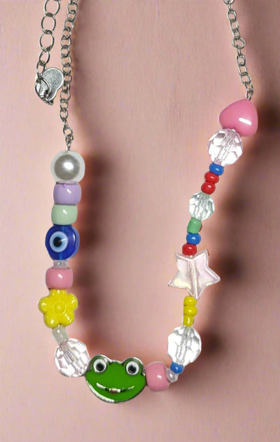 Y2K Frog Necklace Adjustable