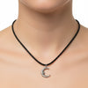 Crescent Moon Charm Necklace