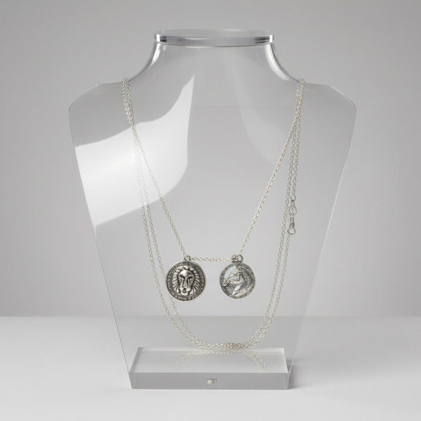 🐴 Horse and Lion Charm Necklace